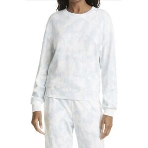 Rails NWT Ramona Light Blue Tie Dye Cotton Blend Sweatshirt Size XX-Small